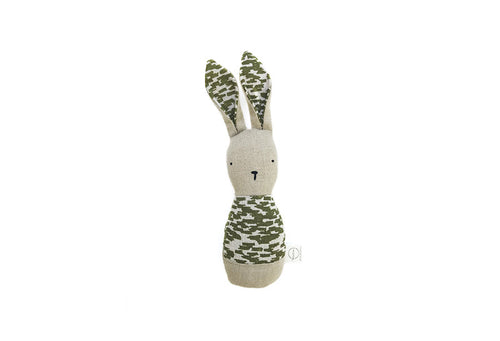 x bookhou rabbit rattle green