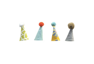 mini fabric party hat
