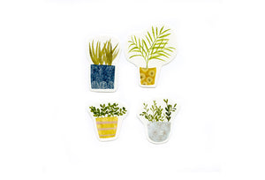 Plants - set of 4 stickers